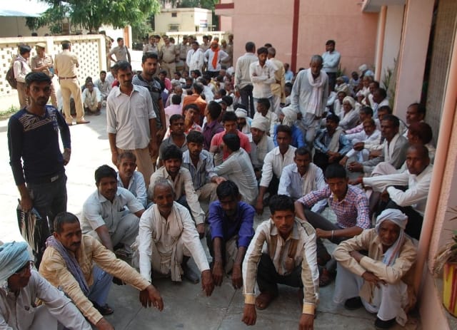 seeking justice crowd reached the SP office  immurement