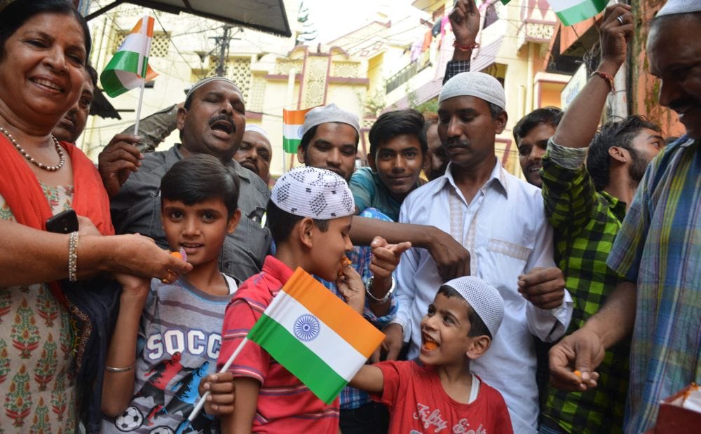 celebration in india after indian army surgical strike