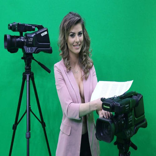 Albanian TV newsreaders strip down