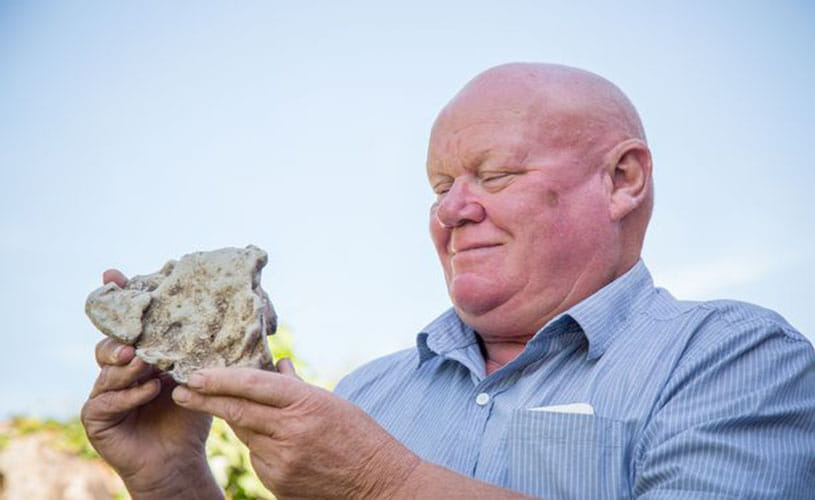 Father and son find whale vomit