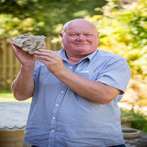 Father and son find whale vomit
