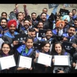 पंजाब यूनिवर्सिटी के लॉ विभाग में दीक्षांत समारोह