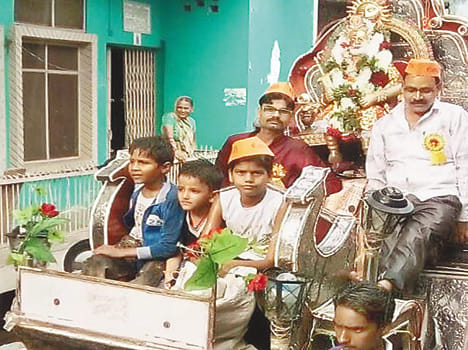 Agrasen Jayanti procession arrived at