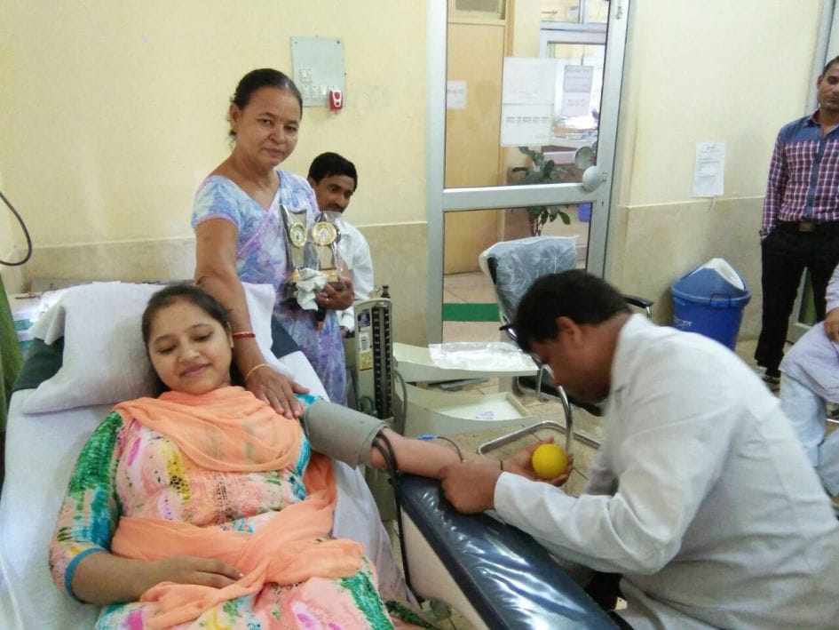 Blood donation can save the lives of others