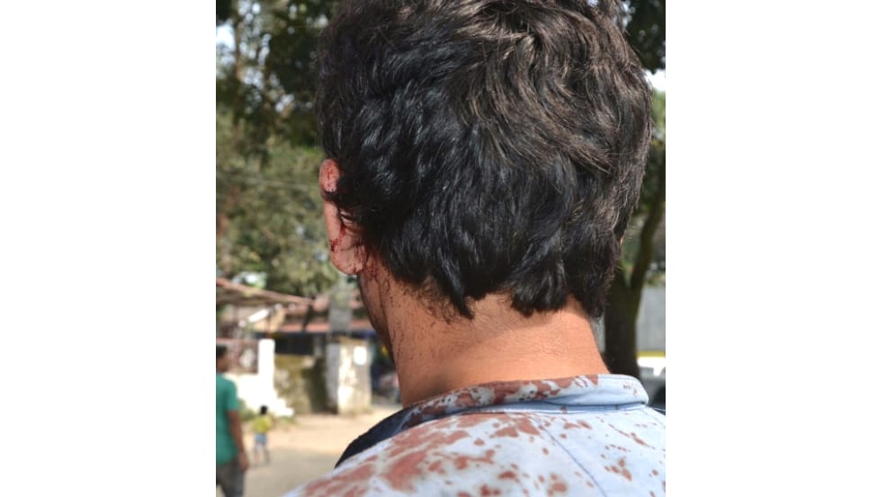Riot at Hamirpur College, Clash between SFI and ABVP.