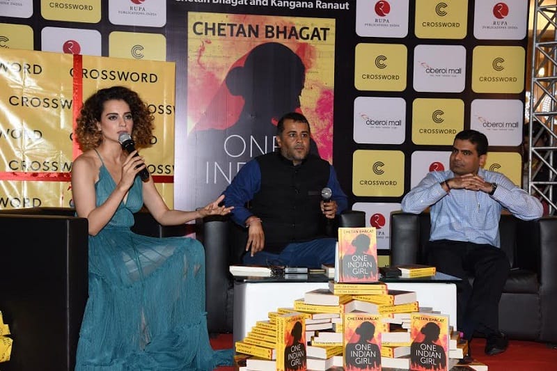 Chetan Bhagat and kangna Talks About 'One Indian Girl', Feminism and More