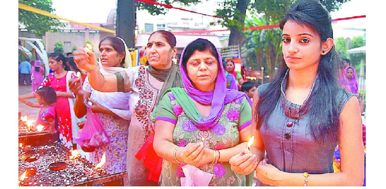 navratr, shailputri, panipat, haryana, tample