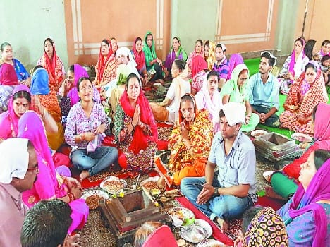 sharda utasav celebration in bilaspur