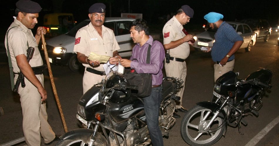 rewari news, vehicel cheque, challan