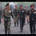 आर्मी प्रमुख जनरल दलबीर सुहाग वेस्टर्न कमांड का दौरा करते हुए