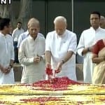 Leaders pay tribute to Mahatma Gandhi, Lal Bahadur Shastri on their birth anniversary