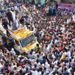 राहुल गांधी का रोड शो