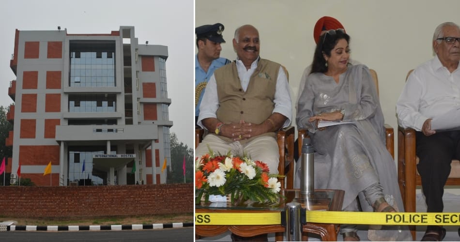PU had International Hostel, inauguration VP Singh Badnaur, Kirron Kher