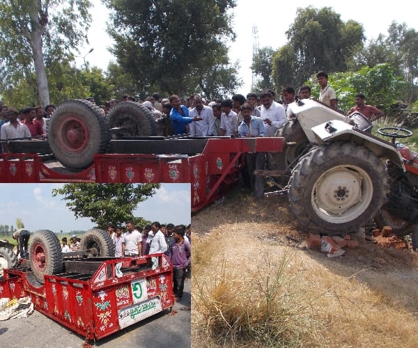 accident itaunga in Lucknow.