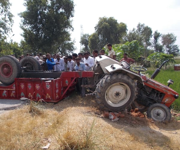 accident itaunga in Lucknow.