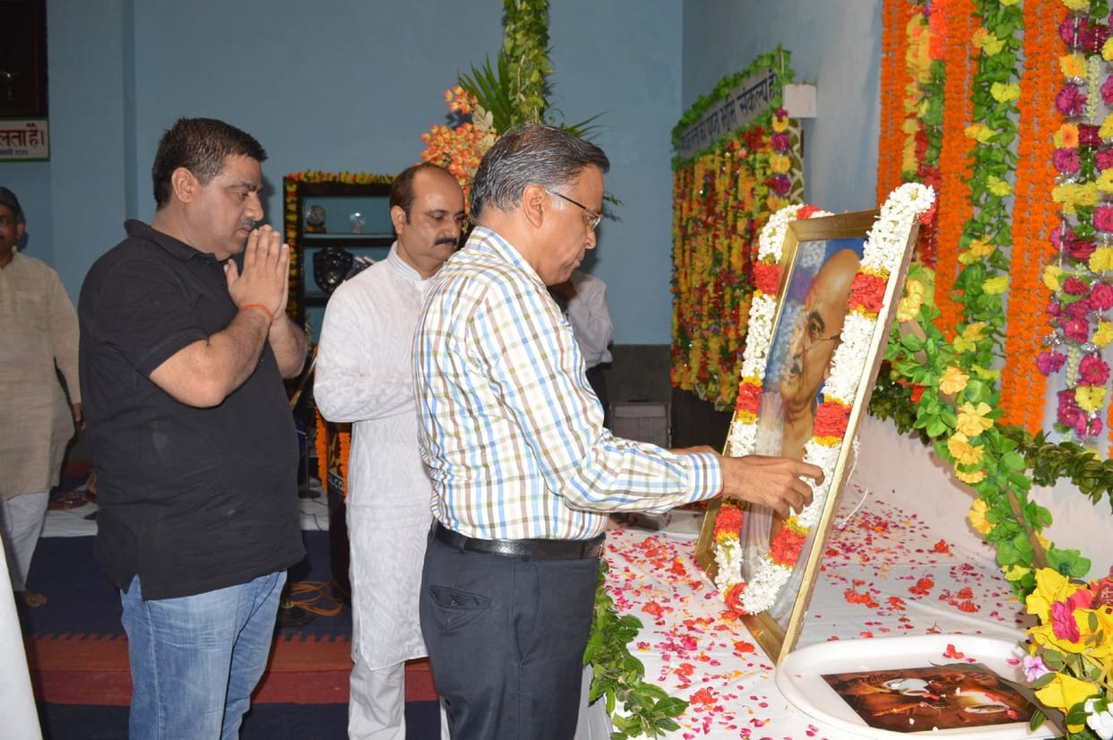Gandhi's birth anniversary celebrated