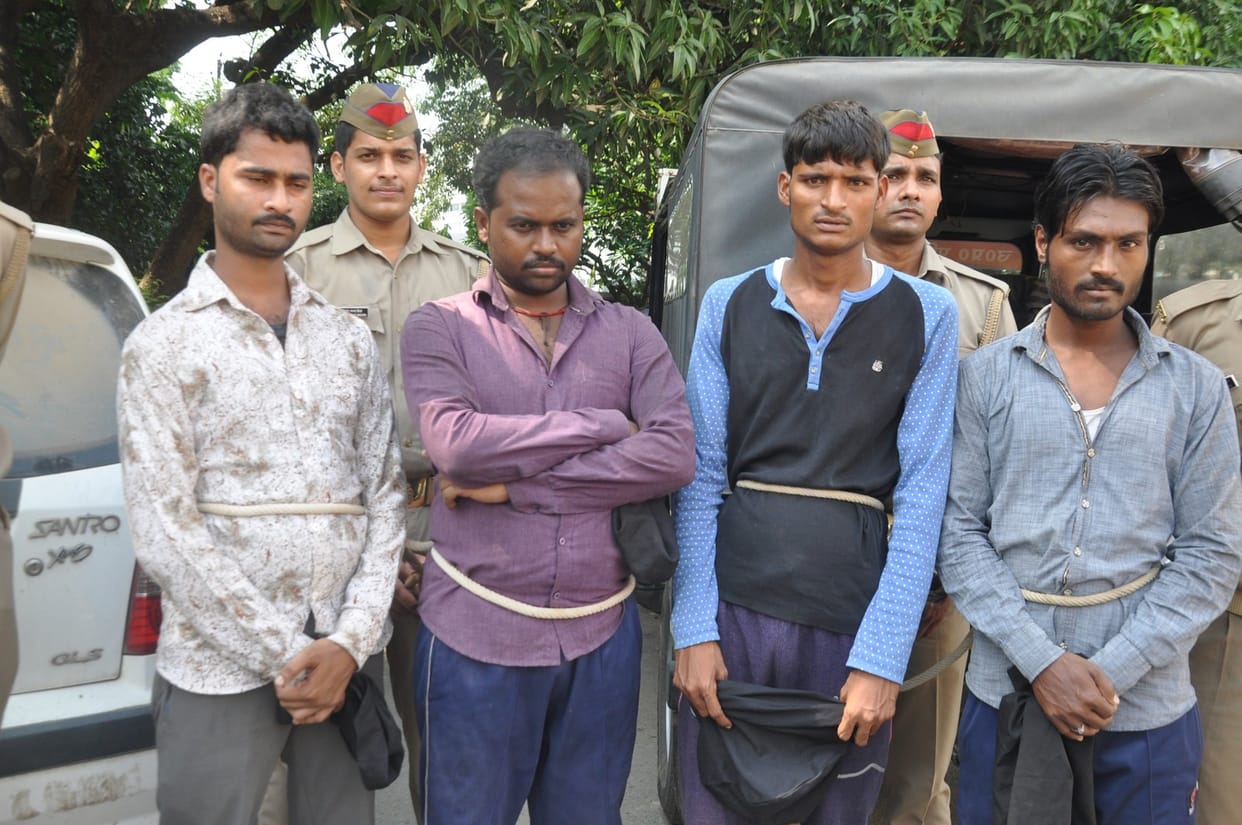 Four man are arrested in allegation to attack on jwellar