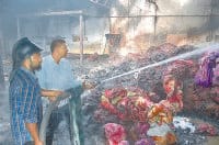 panipat,fire,godam