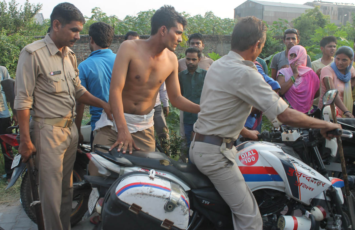Bike riding couple on indecency beaten by soldiers