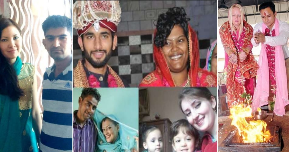 amazing facebook love story of indian boys with foreigner girls and enjoying married life