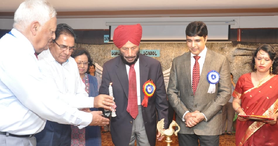 flying sikh milkha singh exposed the secrets of fitness during a programme in chandigarh