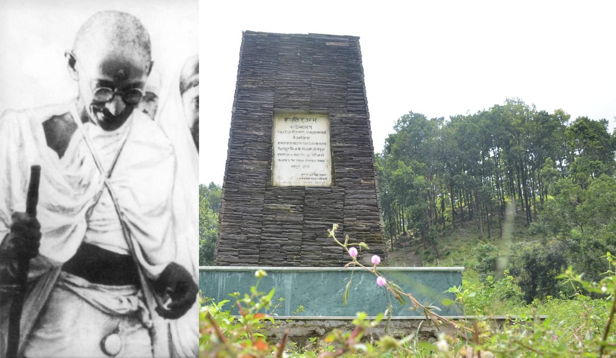 mahatma gandhi relics in dehradun.