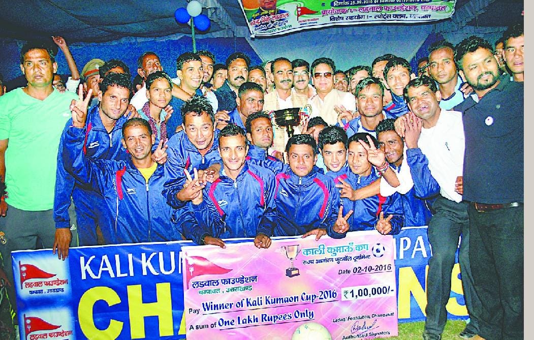 Making Uttarakhand police state football champions