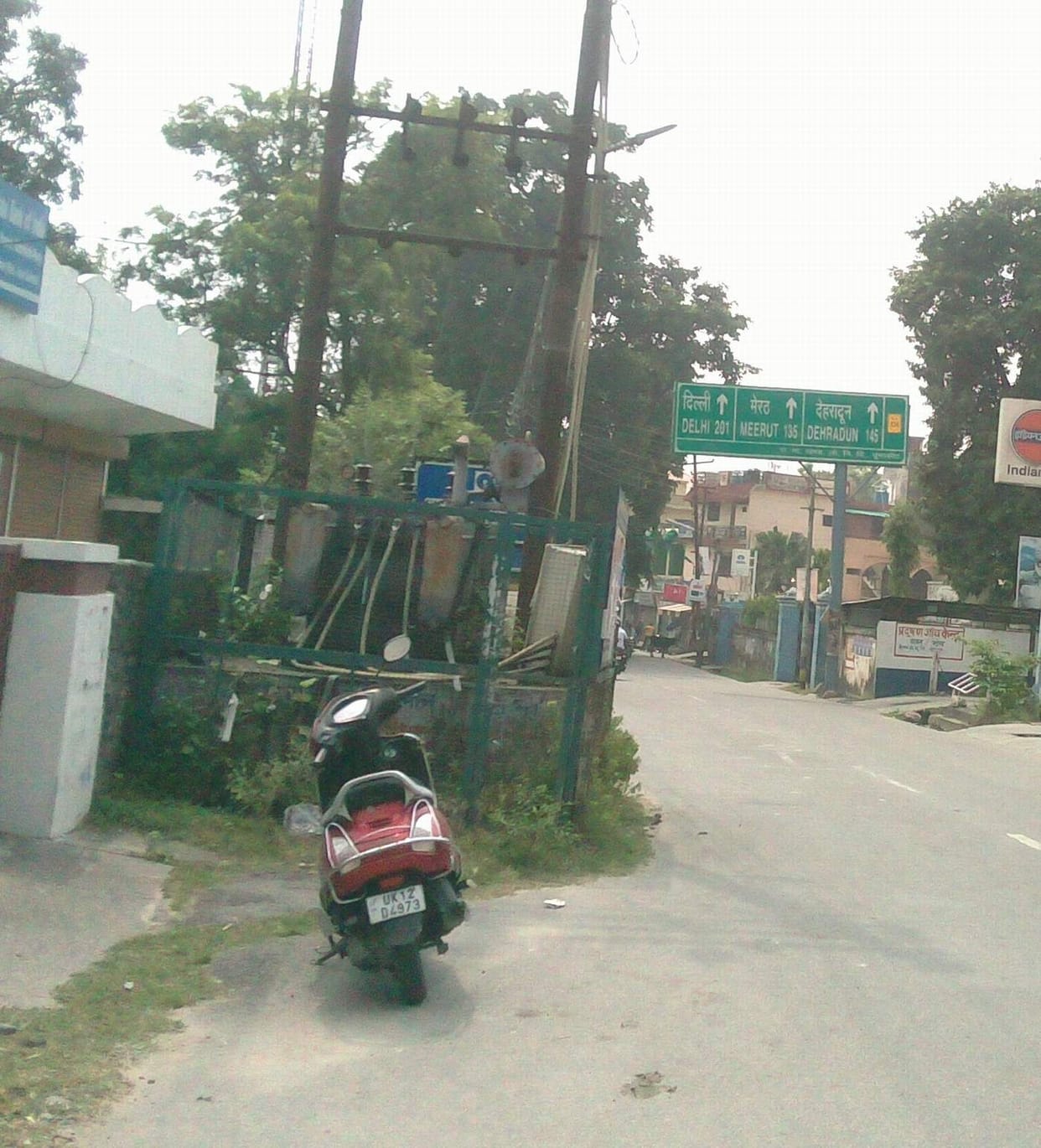 Risk of accidents from roadside transformer