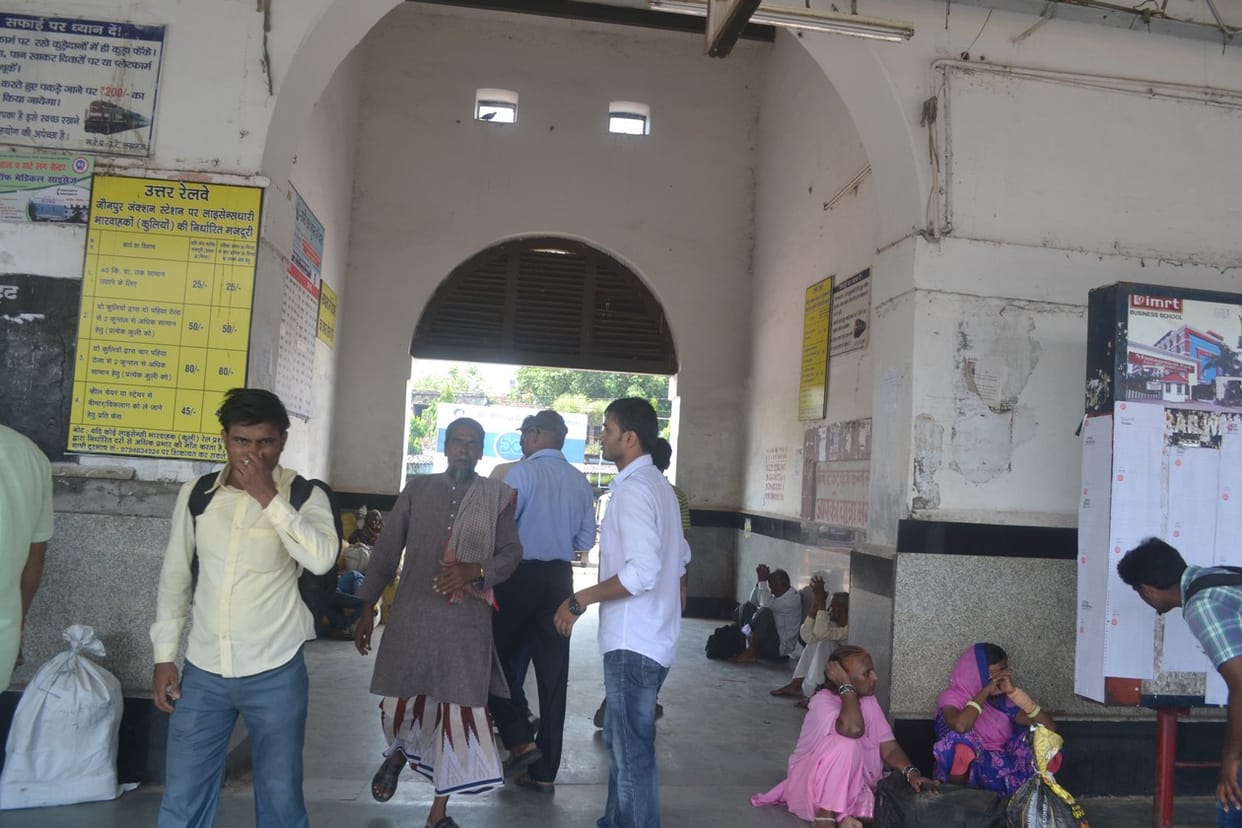 There are security measures at railway stations