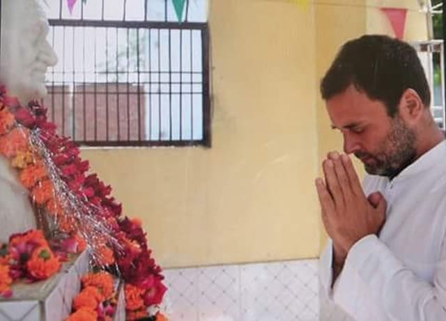 18 hours later, Gandhi left the district border