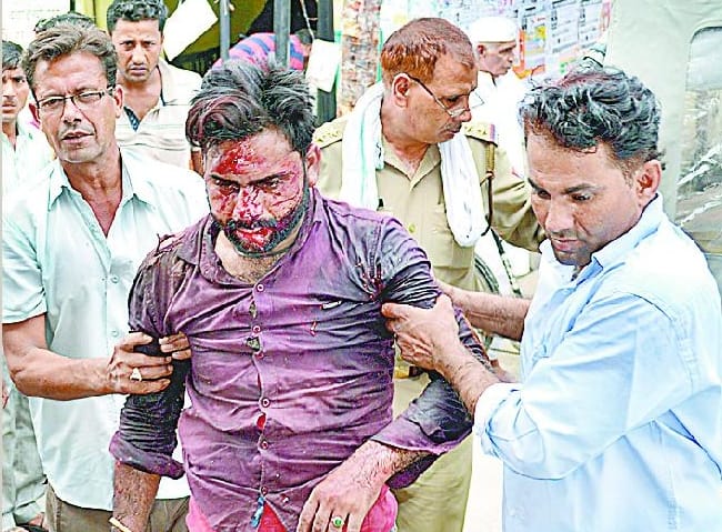 Bikes car was thrashed young man's death
