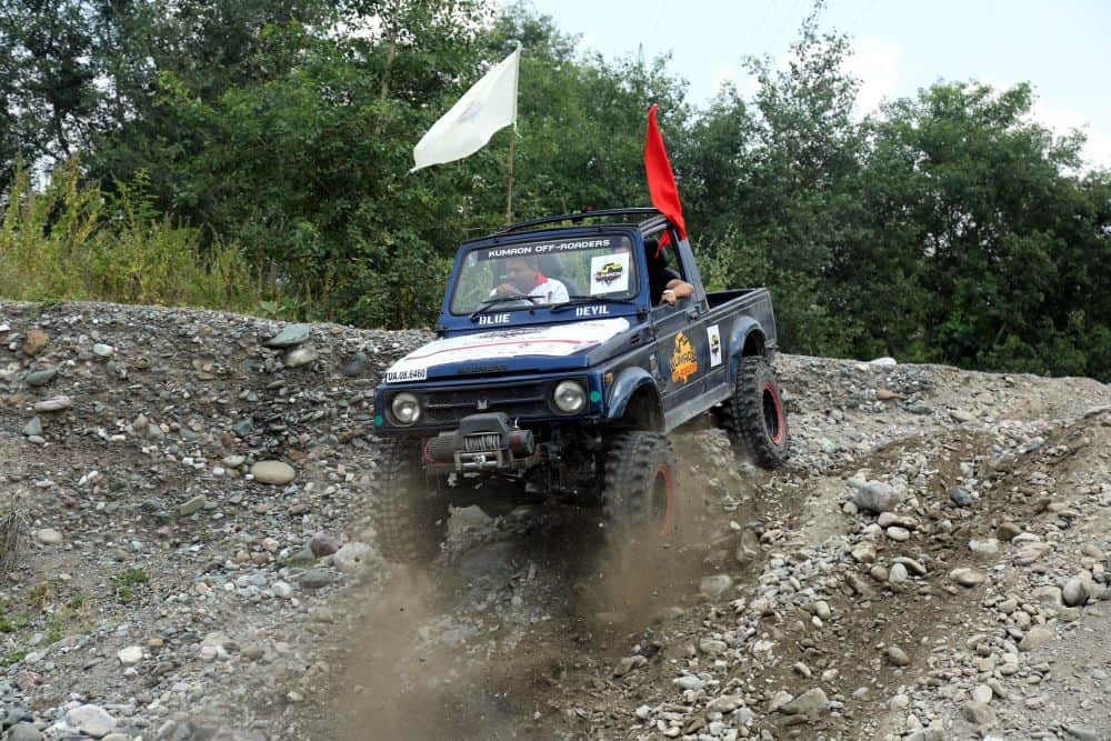 daring adventure rally in haldwani