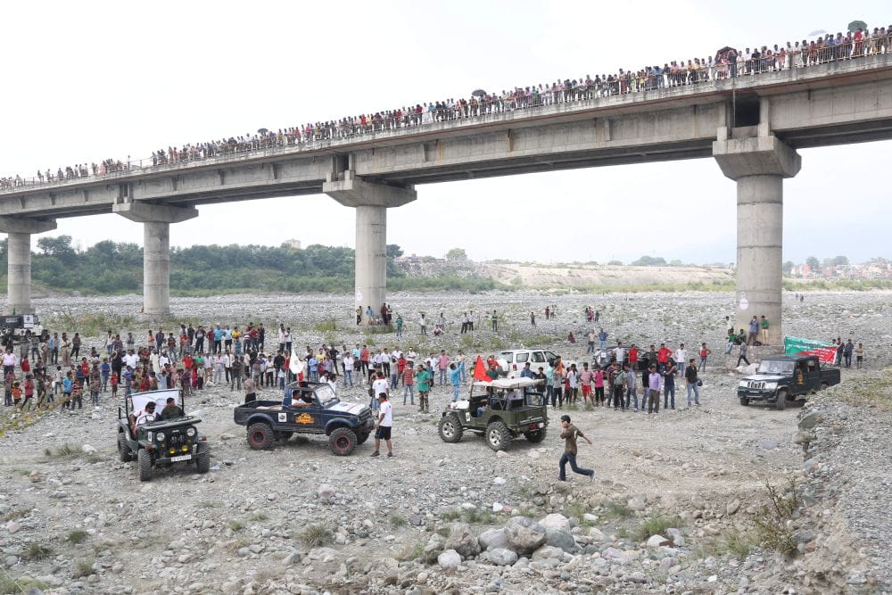 daring adventure rally in haldwani
