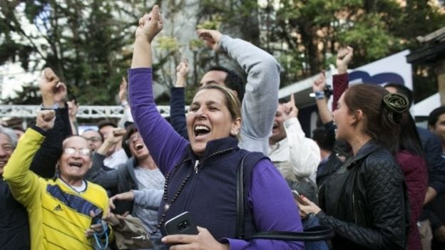 Columbian people rejects peace agrrement with FARC