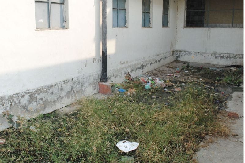In the chaos that broke out at the hostel: resident
