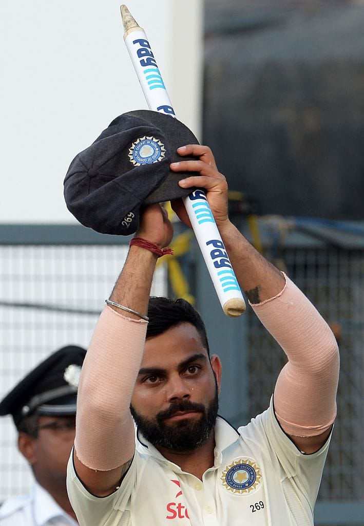 virat accomplished the feat thrice which Dhoni managed only once 