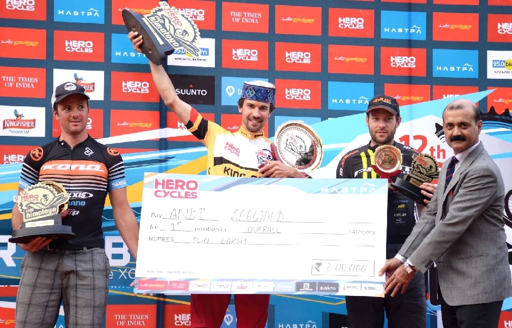 Germany Andy Civald won 12th MTB Himalaya Cycle rally.