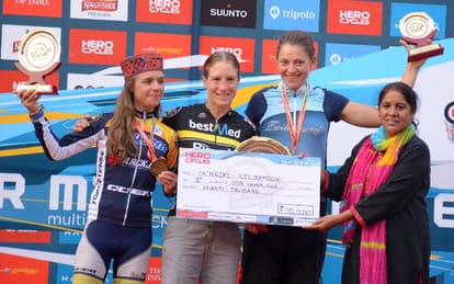 Germany Andy Civald won 12th MTB Himalaya Cycle rally.