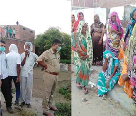 trampling killing of elderly woman head of bricks