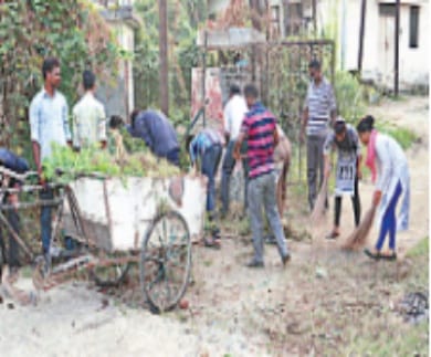 Went everywhere cleaning campaign