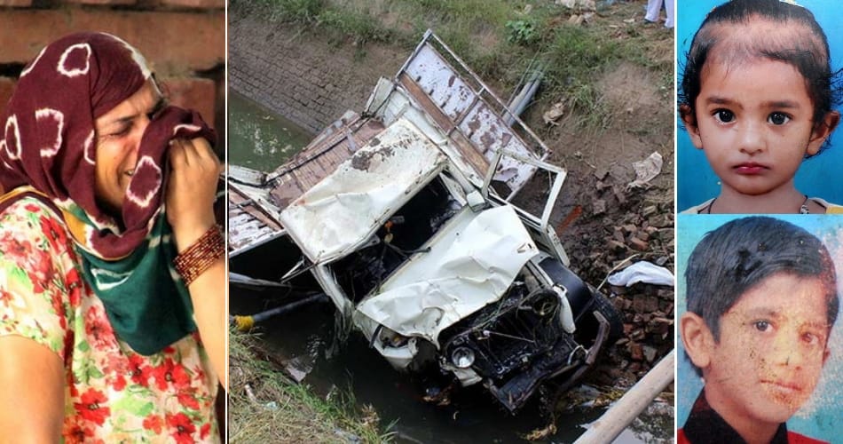 pickup fell in canal in sangrur of punjab, five people killed and many injured critically