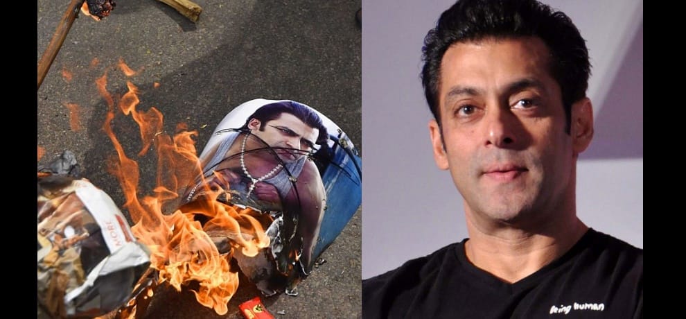 Burned an effigy of Salman Khan, told the comment unbecoming