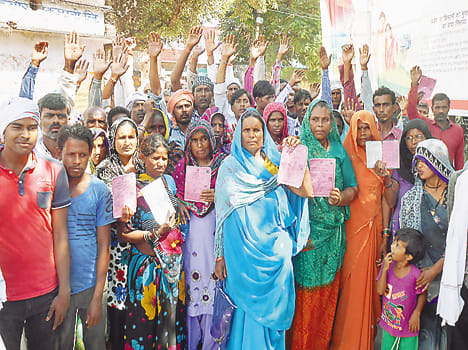 Forced abusive charges for not providing ration