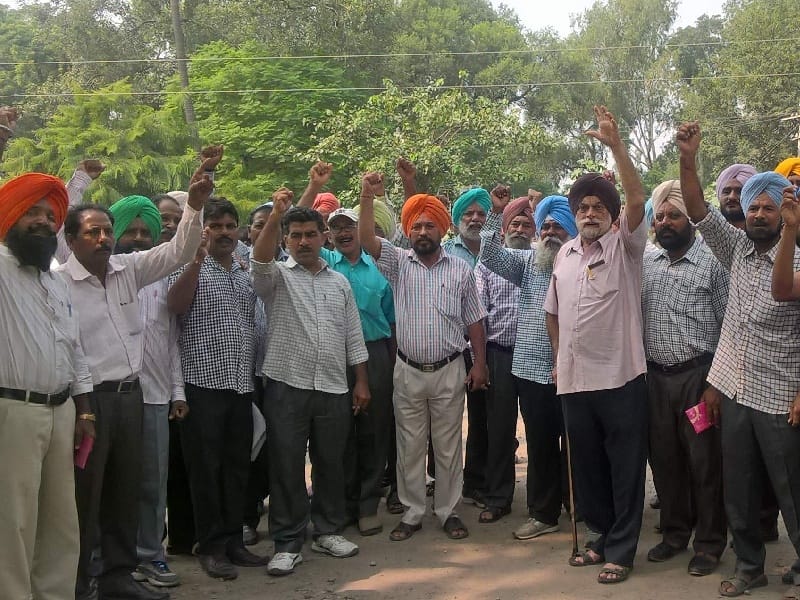 Electric employee, rage rally, government, management, protests, Patiala