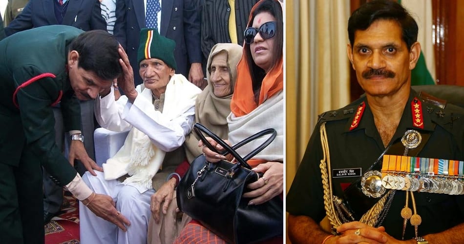 indian army chief dalbir suhag father retired subedar ramphal suhag on surgical strike in pok