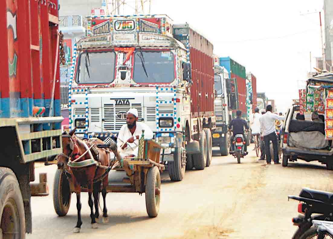 bajpur-nanital hiway jam