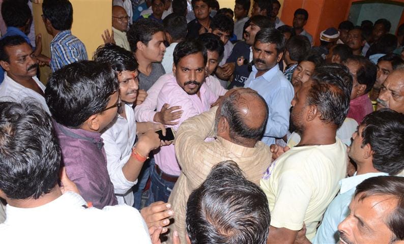 Beat BJP office in transactions of alcohol