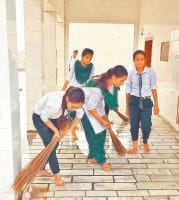 ram thirth, students, cleaning, kaithal