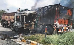 truck trailer accident
