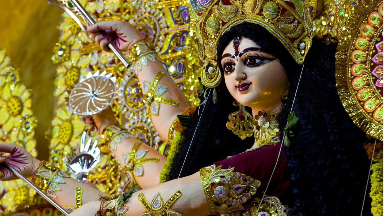 shardiya navratri 2023 maa durga arrival on elephant departure on murga significance of mata ki sawari